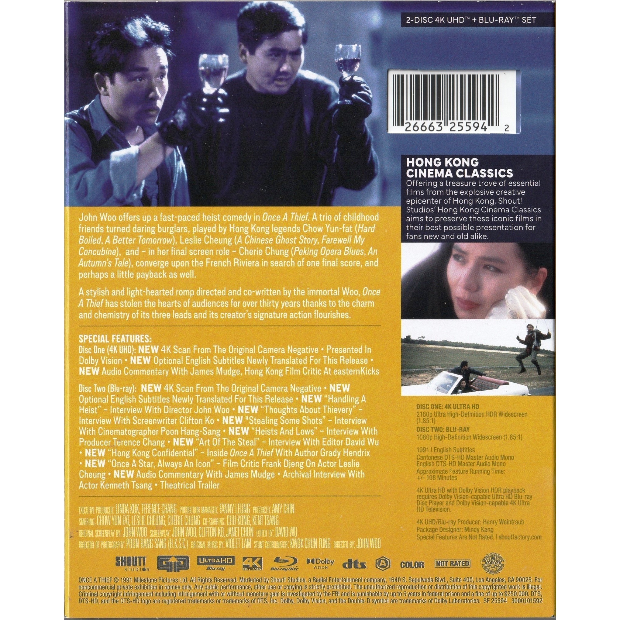 縱橫四海 (1991) (4K Ultra HD + Blu-ray) (美國版)