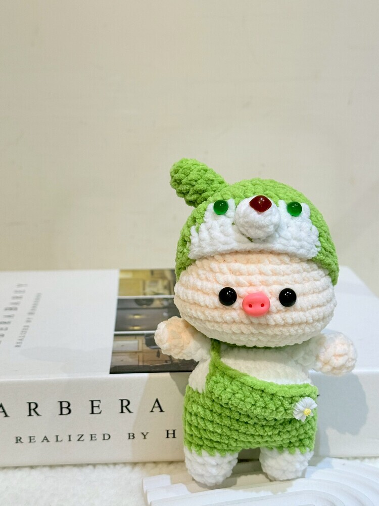 狗狗帽子變裝豬豬吊飾