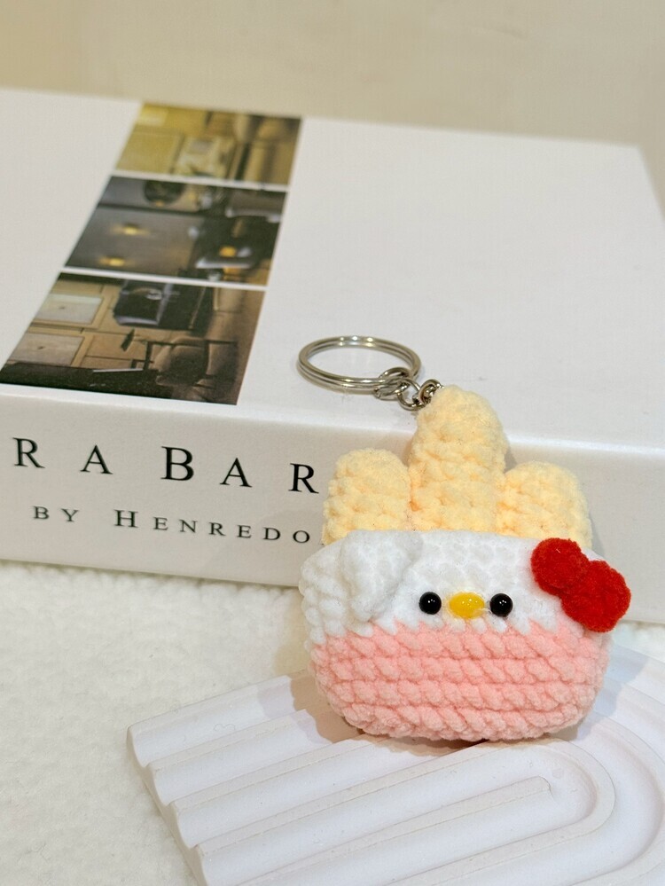 『粉』可愛造型薯條吊飾-4號