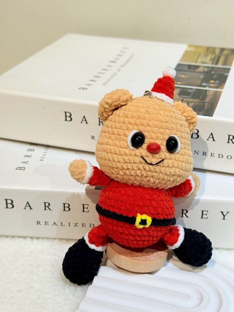 聖誕節老公公奶油熊吊飾((不列入會員折扣))