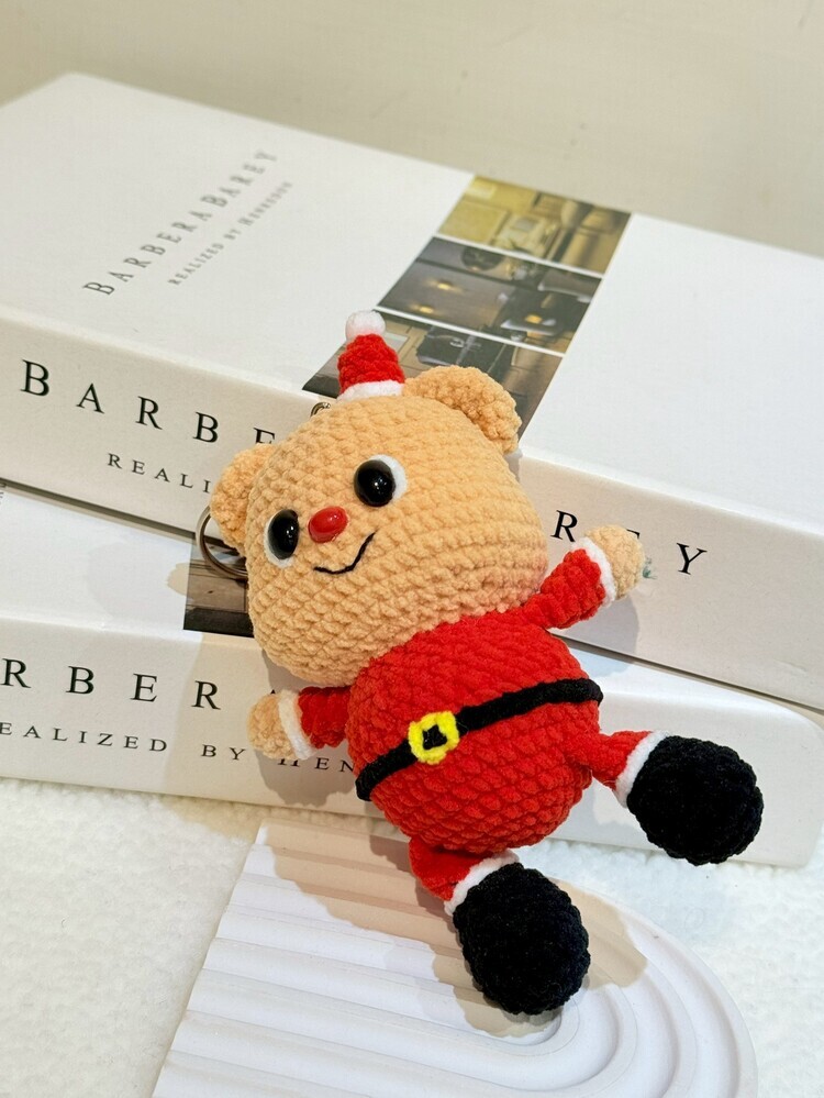 聖誕節老公公奶油熊吊飾((不列入會員折扣))