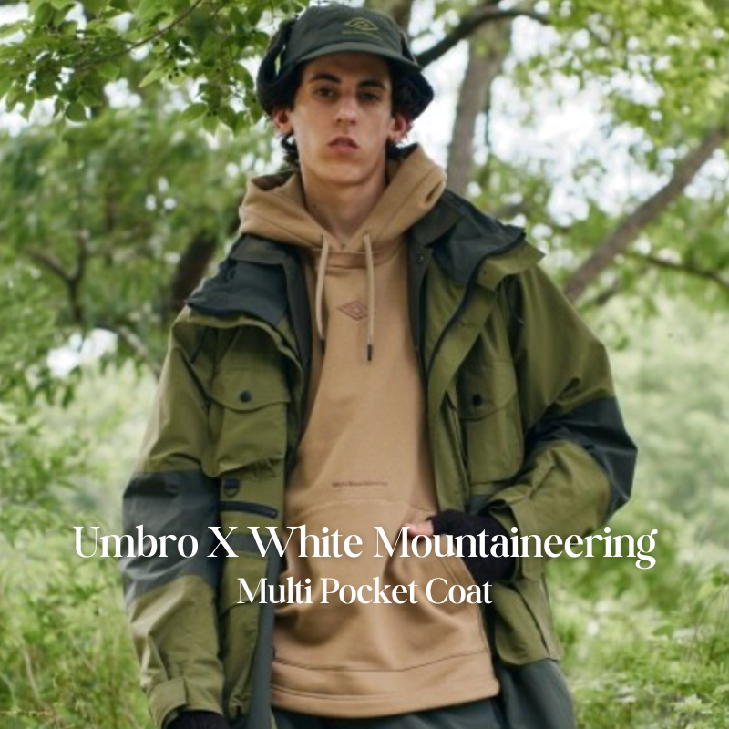 【代購】Umbro X White Mountaineering 聯名多口袋機能長版大衣