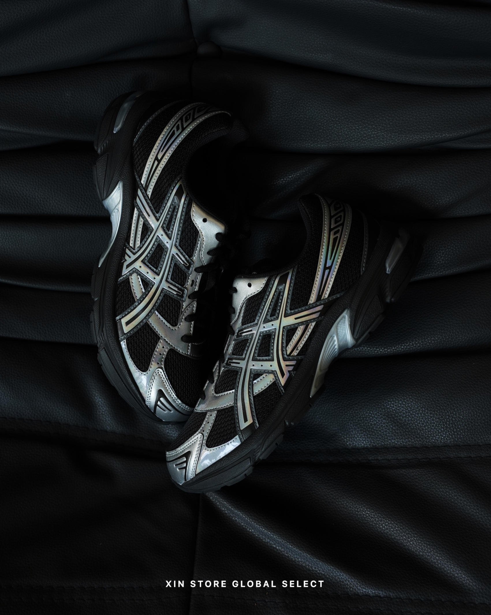 <黑馬>Asics GEL-1130 Holiday Pack 復古 網布 黑銀