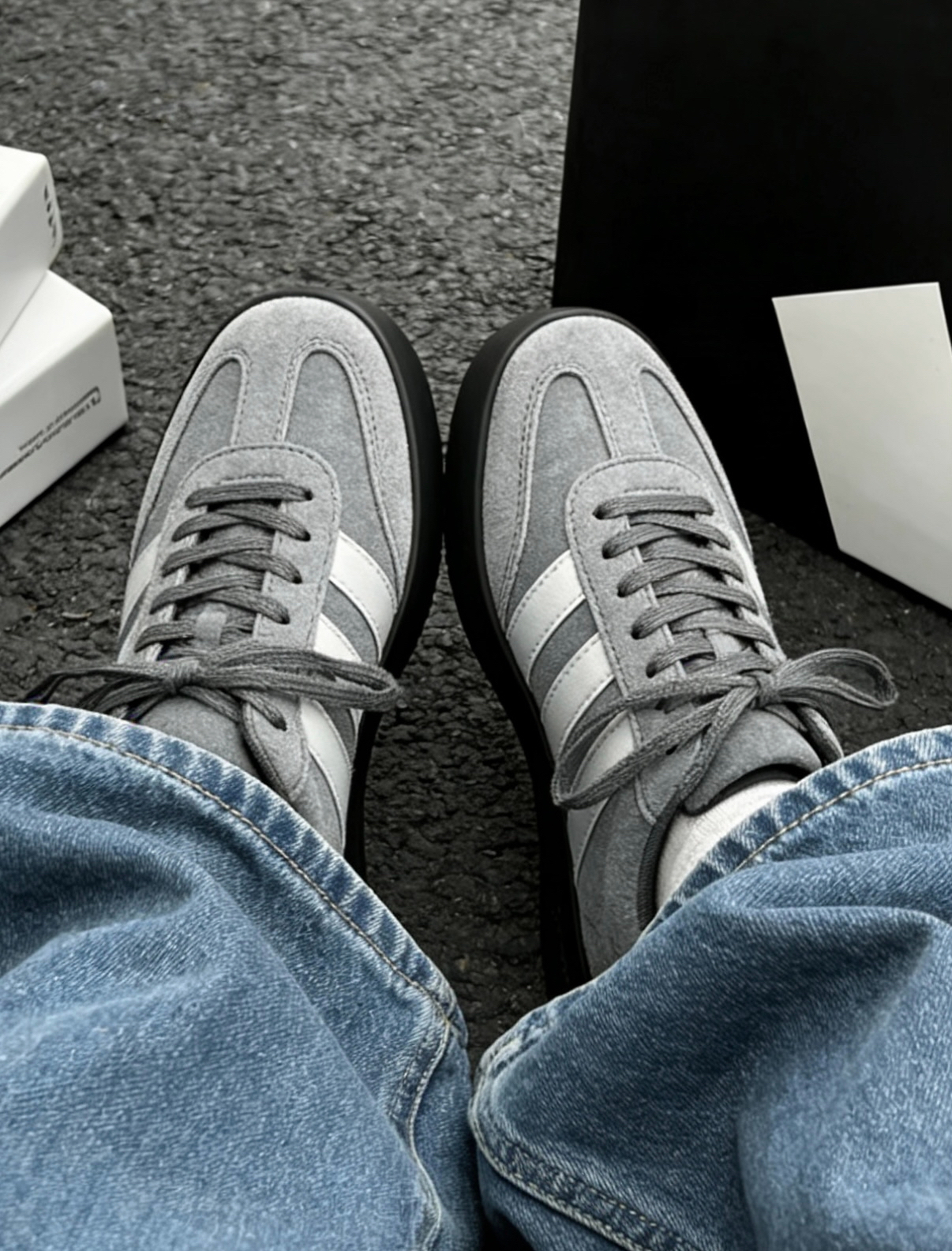 Adidas Barreda 深灰色 麂皮 灰白 炭灰 復古 德訓鞋 板鞋 KH6999/預購