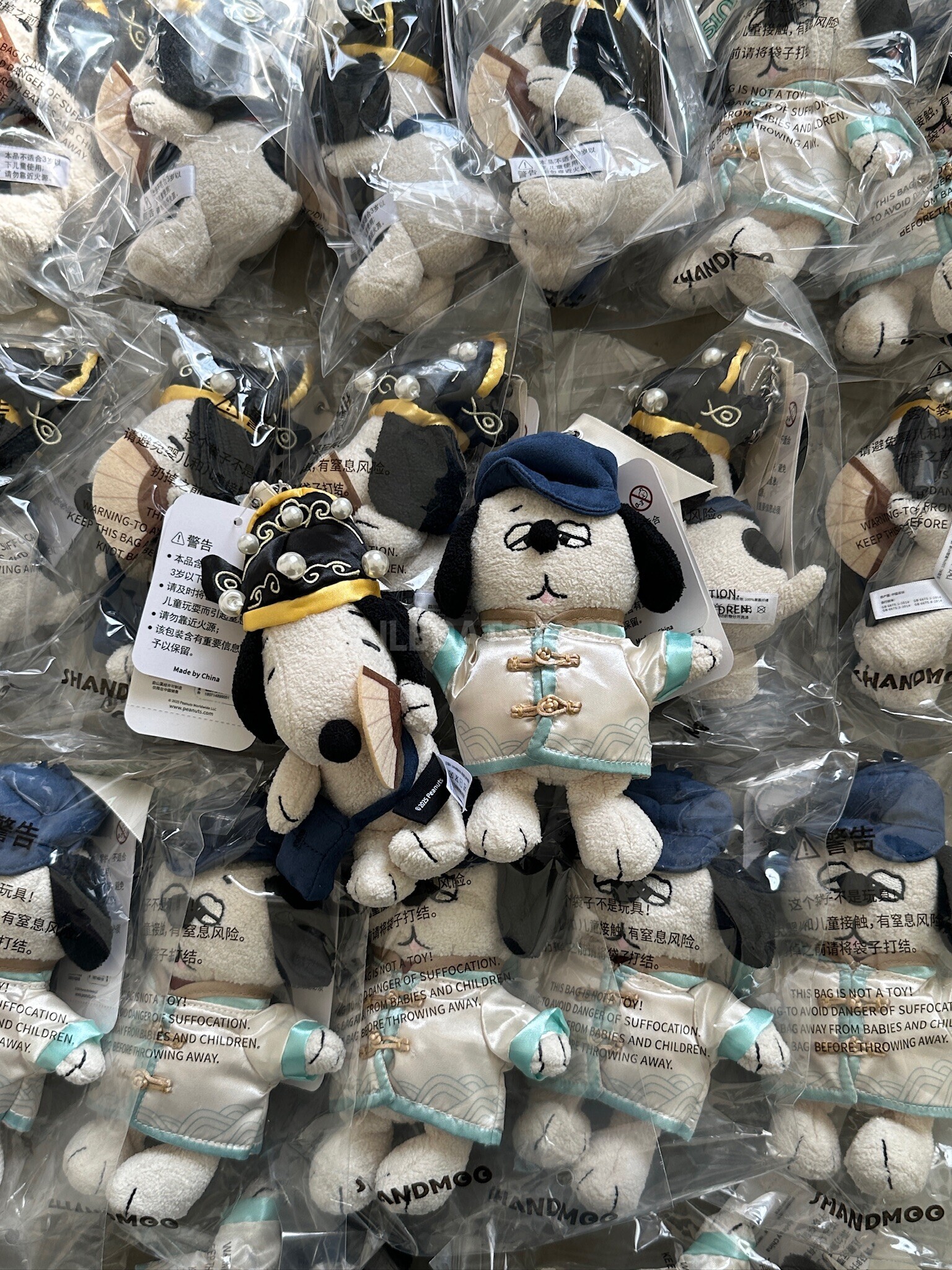 #現貨供應 蘇州限定 史努比 水墨江南 萌趣才子系列 吊飾娃娃