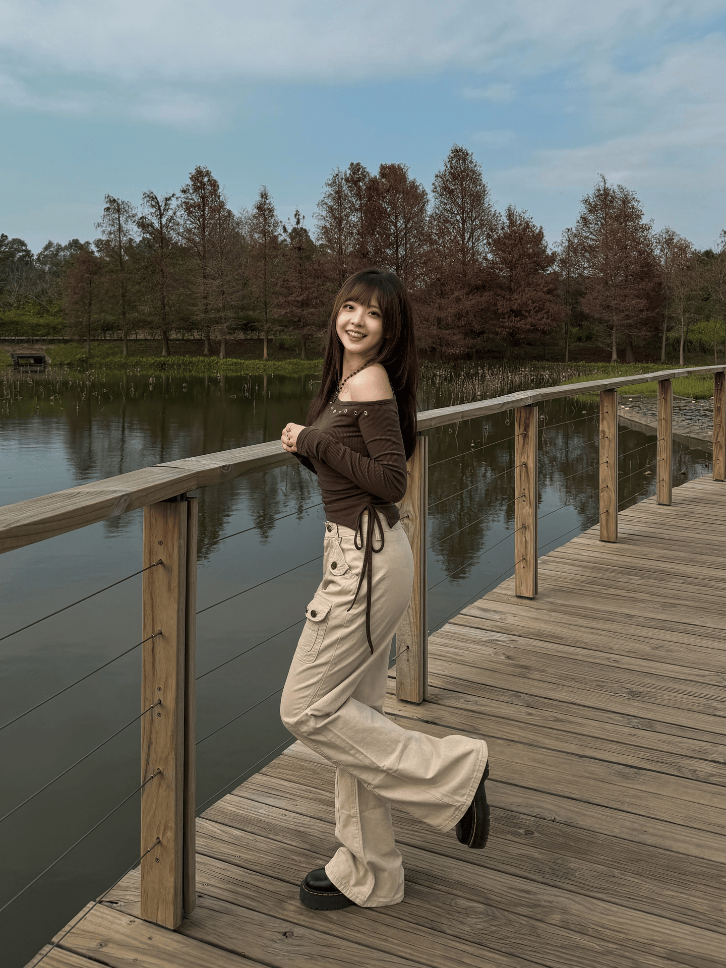 Slim Fit 帥氣工裝長褲