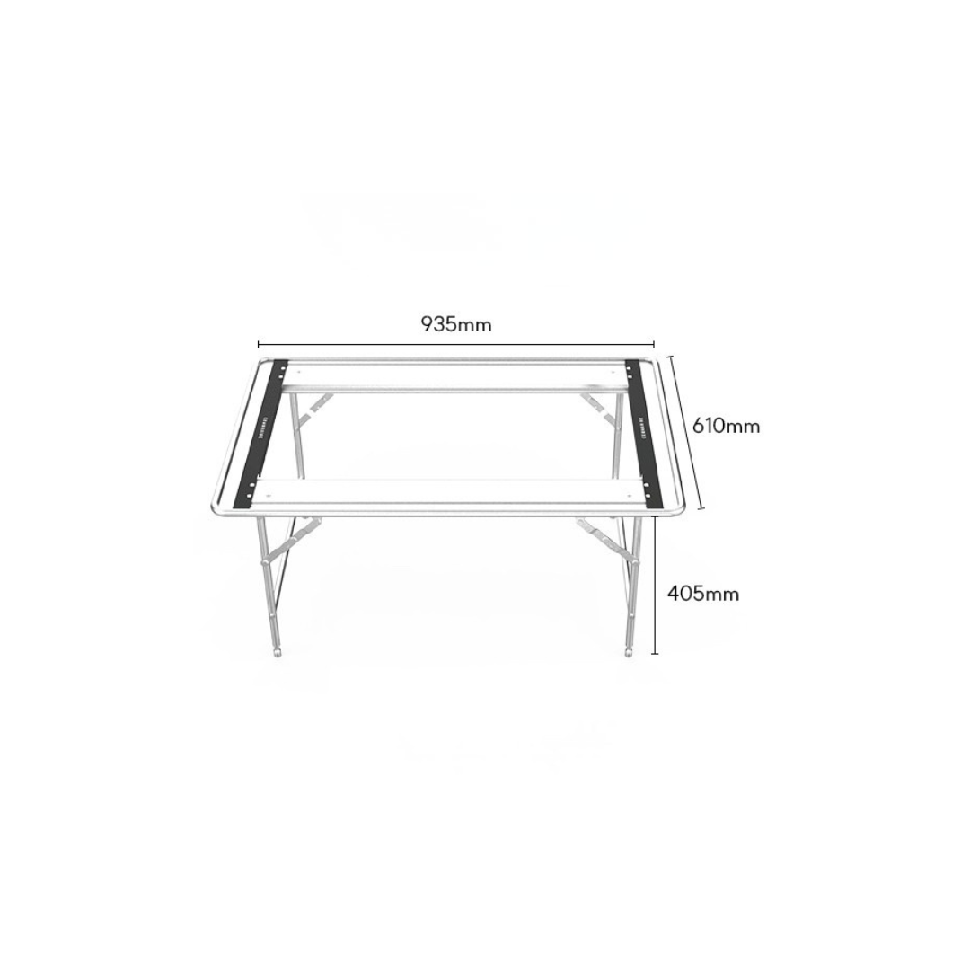 Comma Nine｜Canyon 3 單位桌｜不鏽鋼