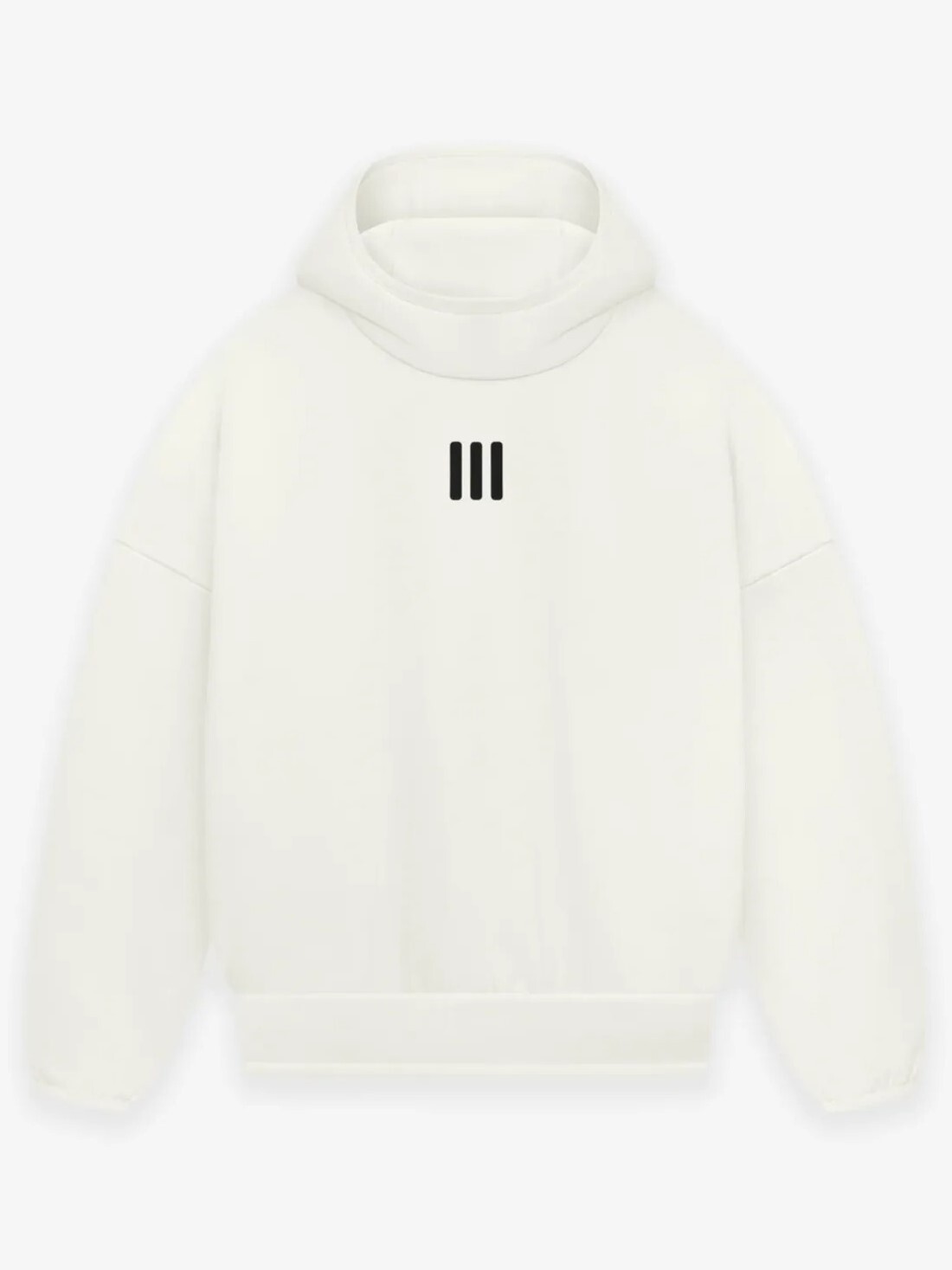 Fear Of God X Adidas 膠印 背後字體Logo  重磅刷毛帽T