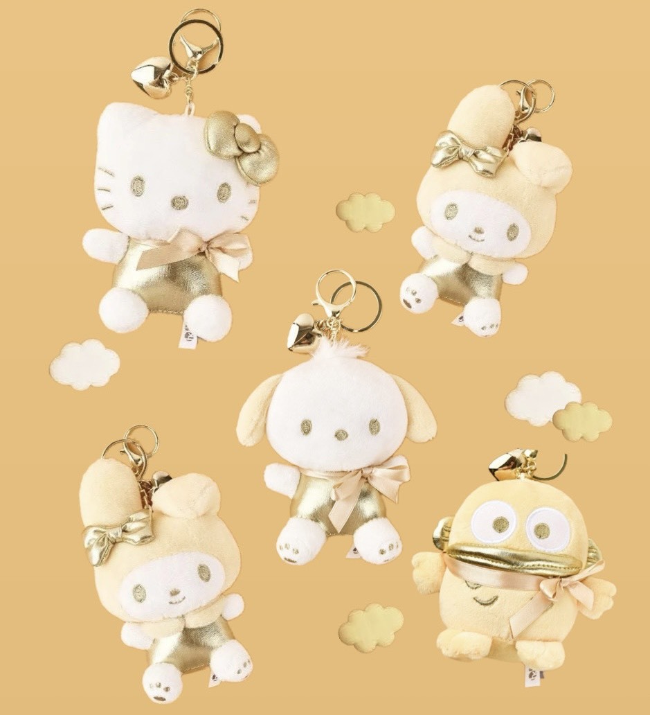 韓國代購 金色三麗鷗  <招財+可愛+喜氣> 三合一