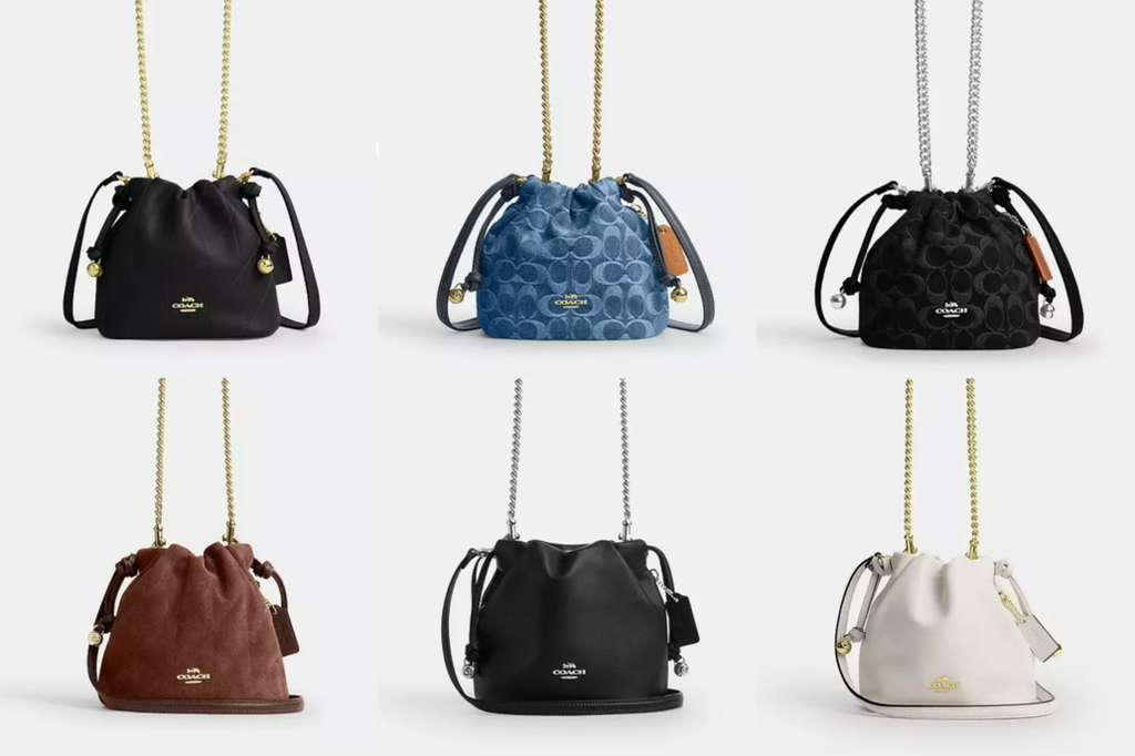 VR005 Coach Faye 迷你抽繩包 17x16cm