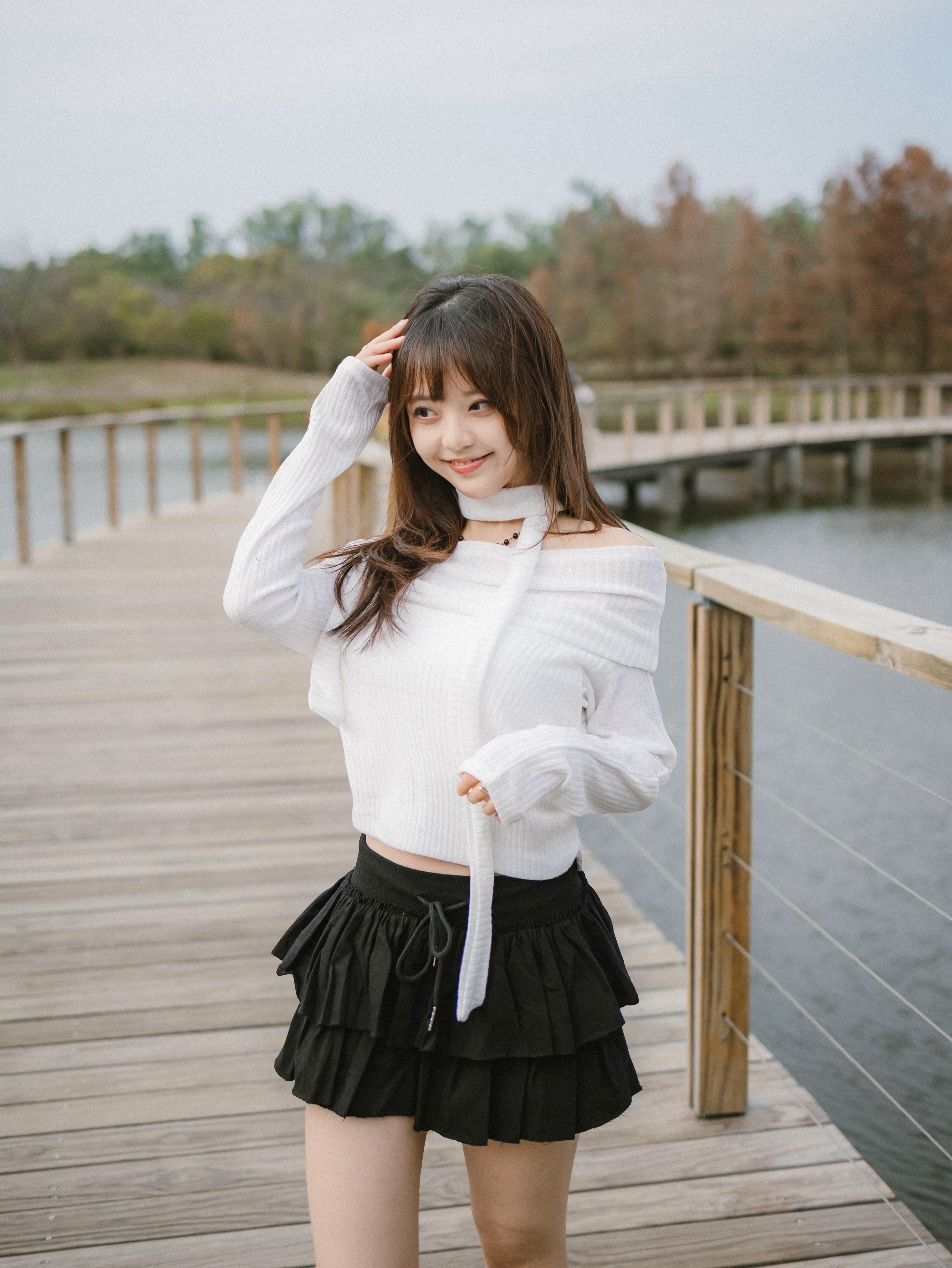 有打底！安全感滿滿蛋糕短裙