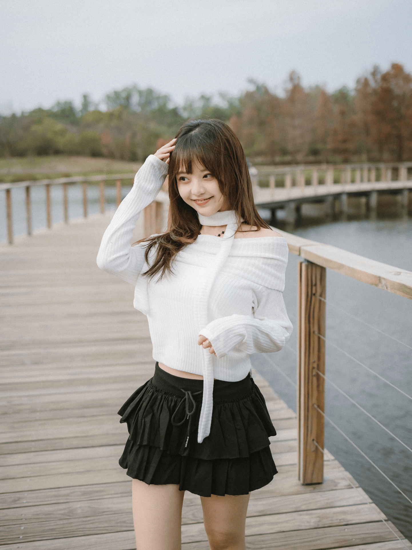 有打底！安全感滿滿蛋糕短裙