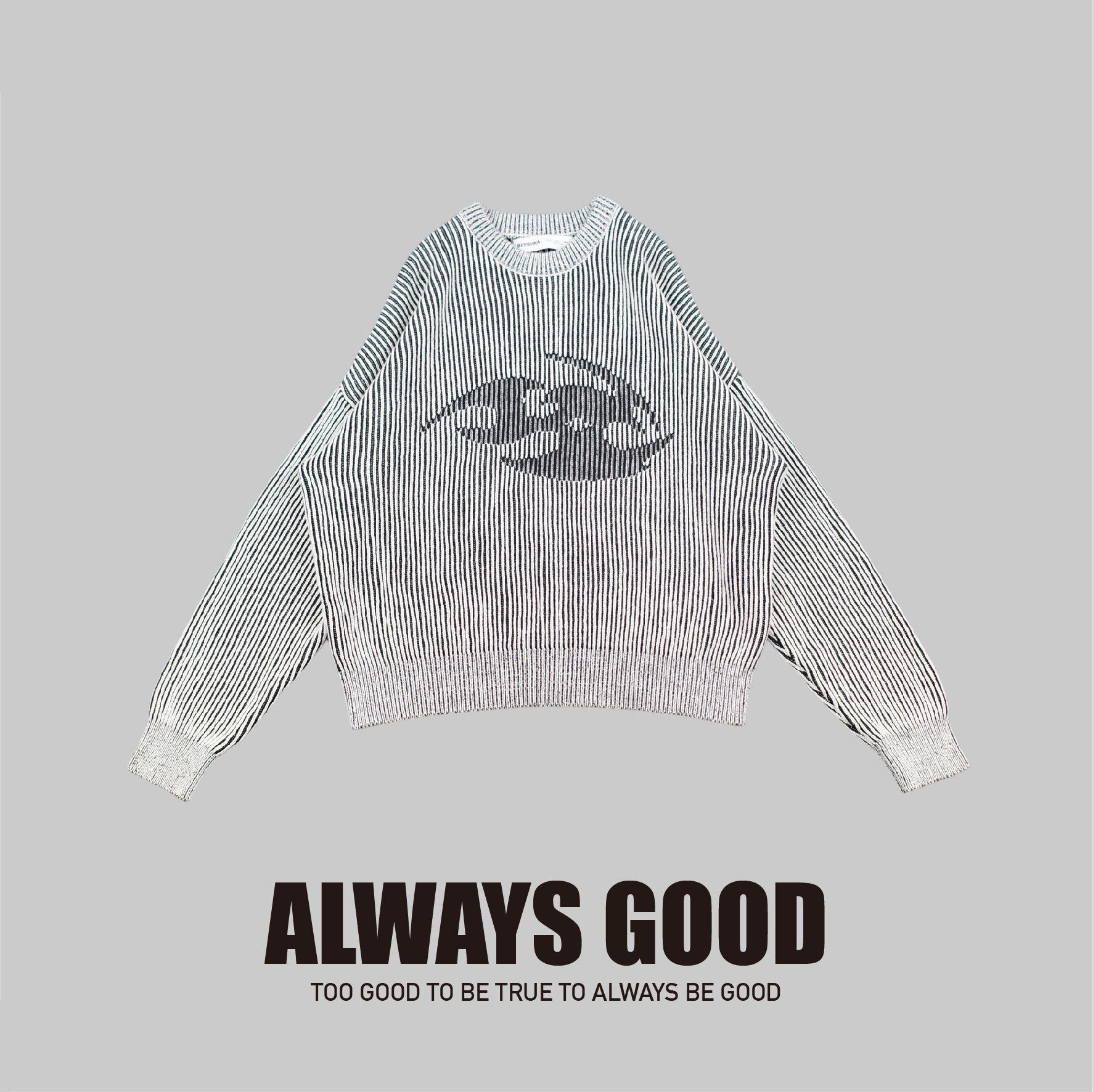 『Always_Good』緹花 針織 寬鬆 毛衣