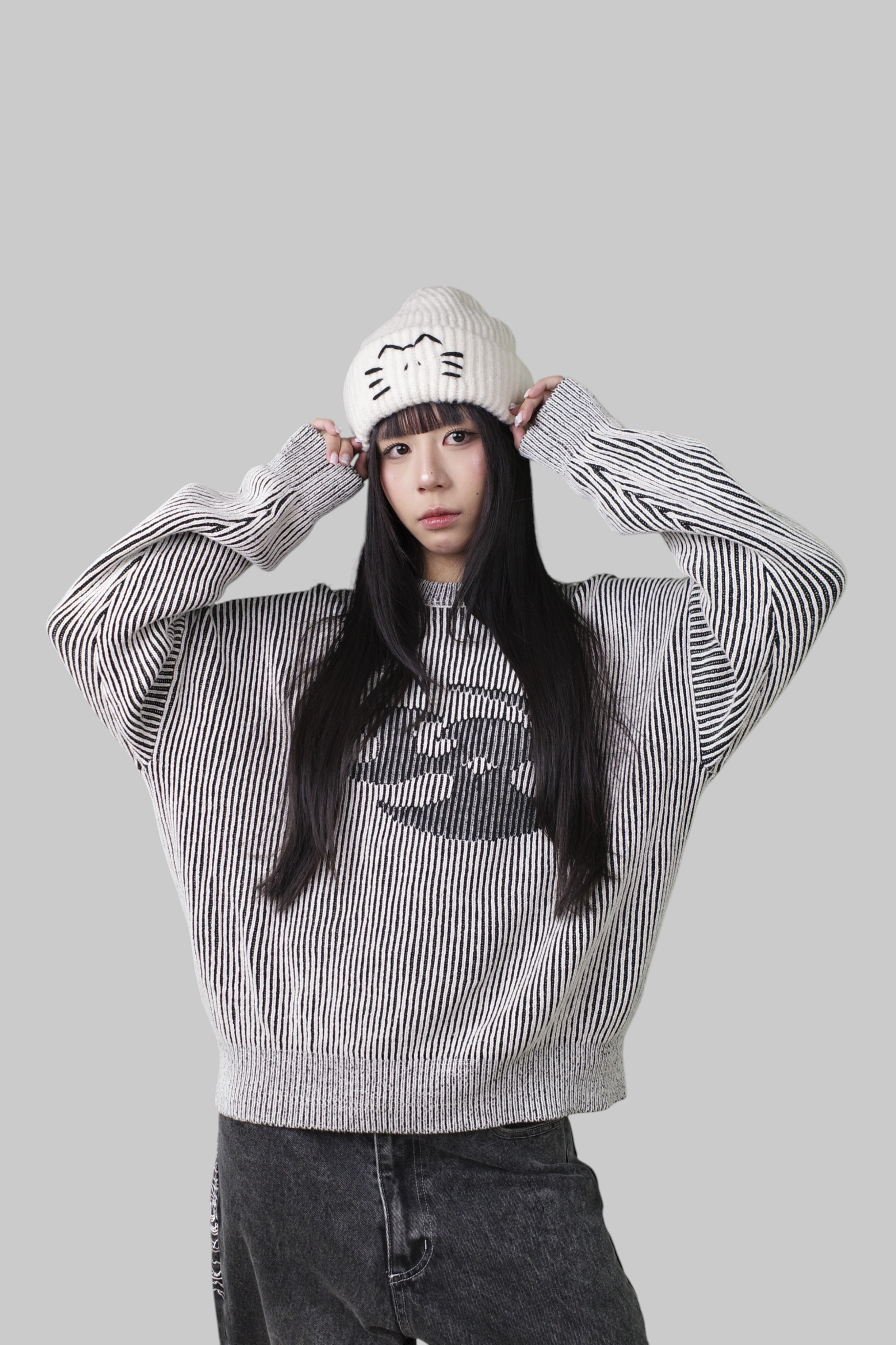 『Always_Good』緹花 針織 寬鬆 毛衣