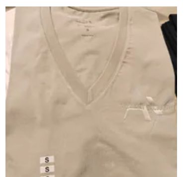 [S] ARMANI EXCHANGE BEIGE SLIM VNECK TSHIRT, 6DYT40YJDTZ-1999 (SAX381)