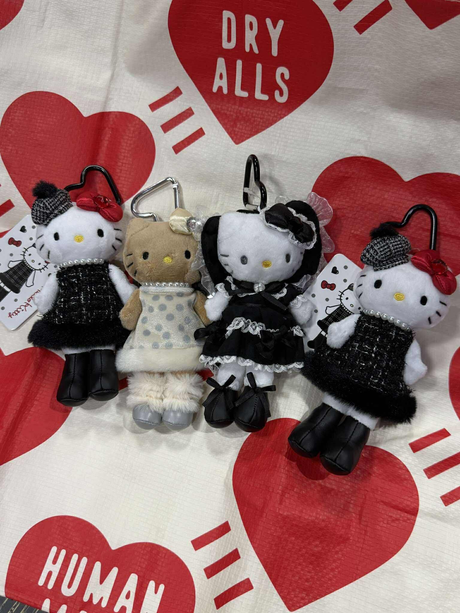 日本空運回台 日本限定 長腳Kitty 珍珠小香風 / 蕾絲洋裝款