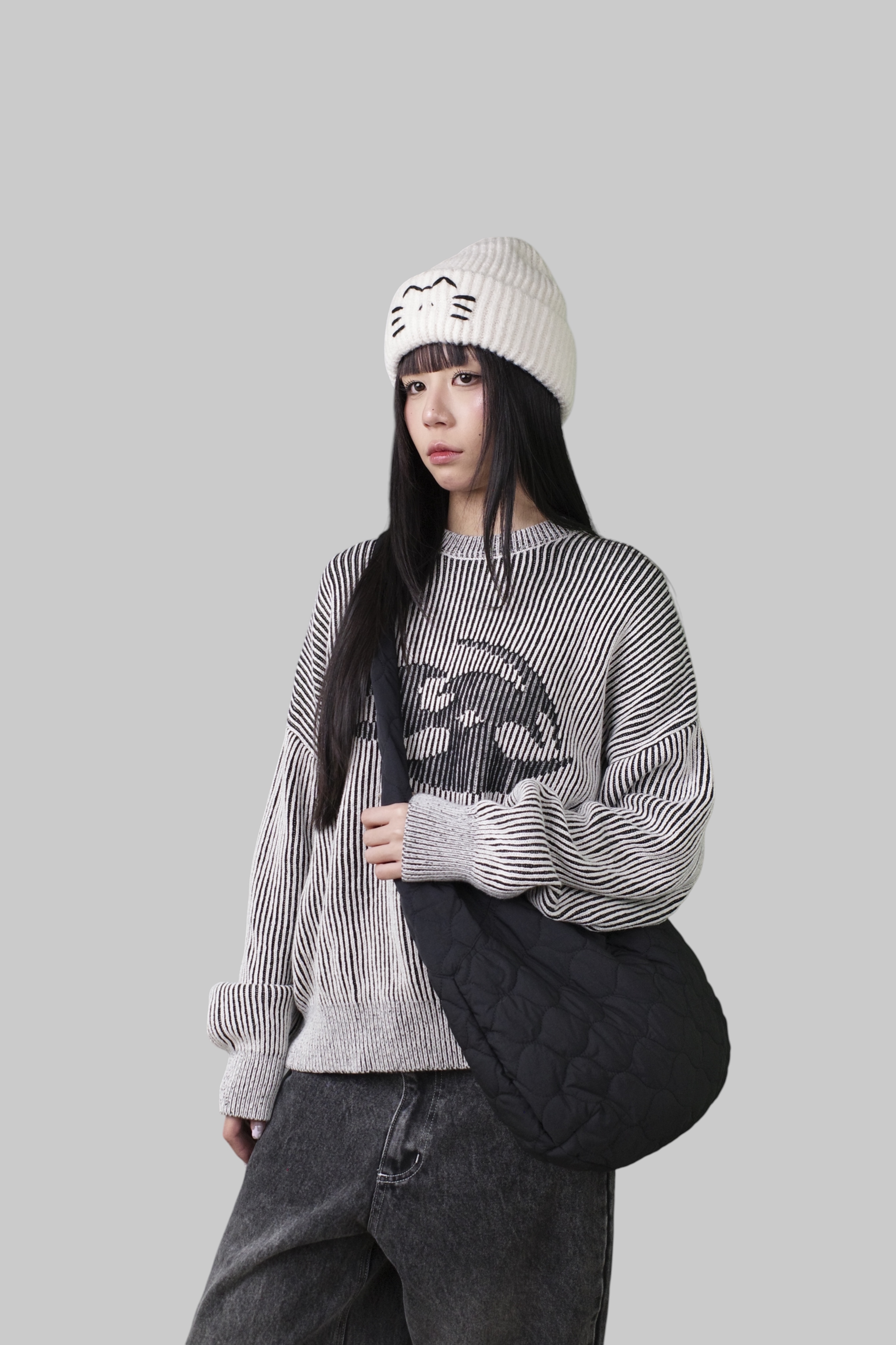 『Always_Good』縫衍 葫蘆紋 斜背包