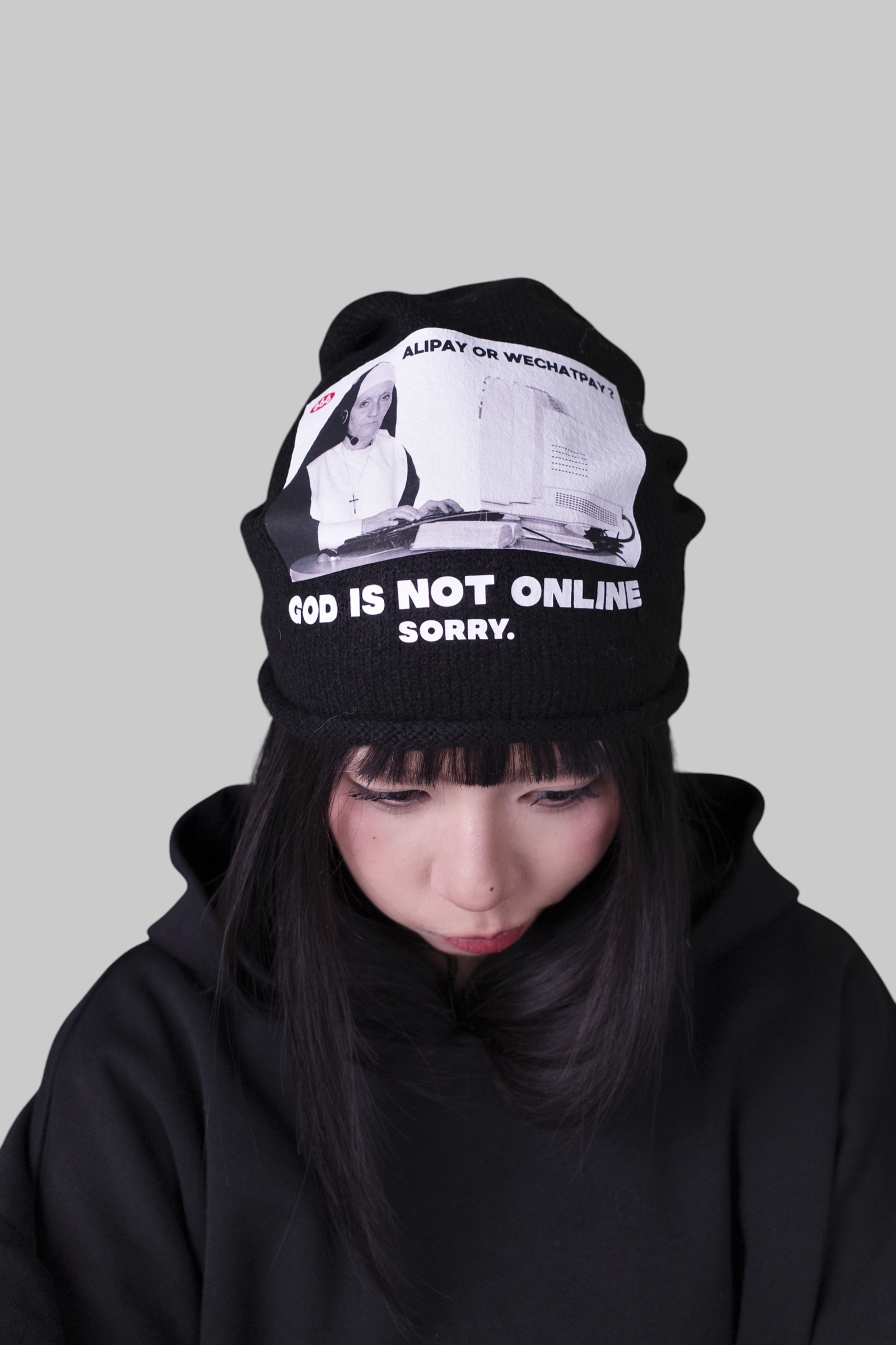 『Always_Good』惡搞 抱歉上帝不在線上 毛帽