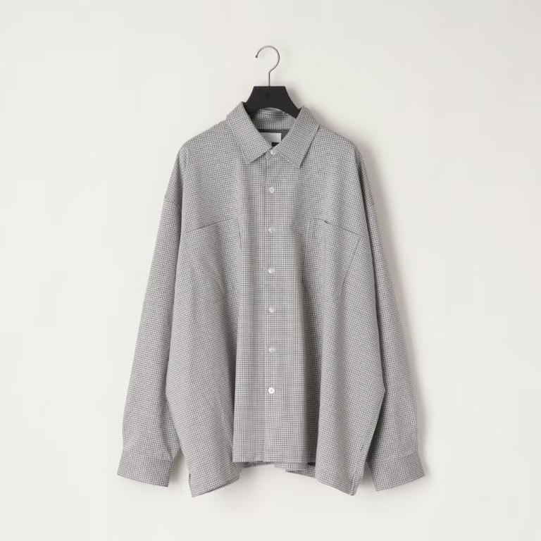 KANEMASA PHIL. - 36G Check Balise Shirt / WHITE