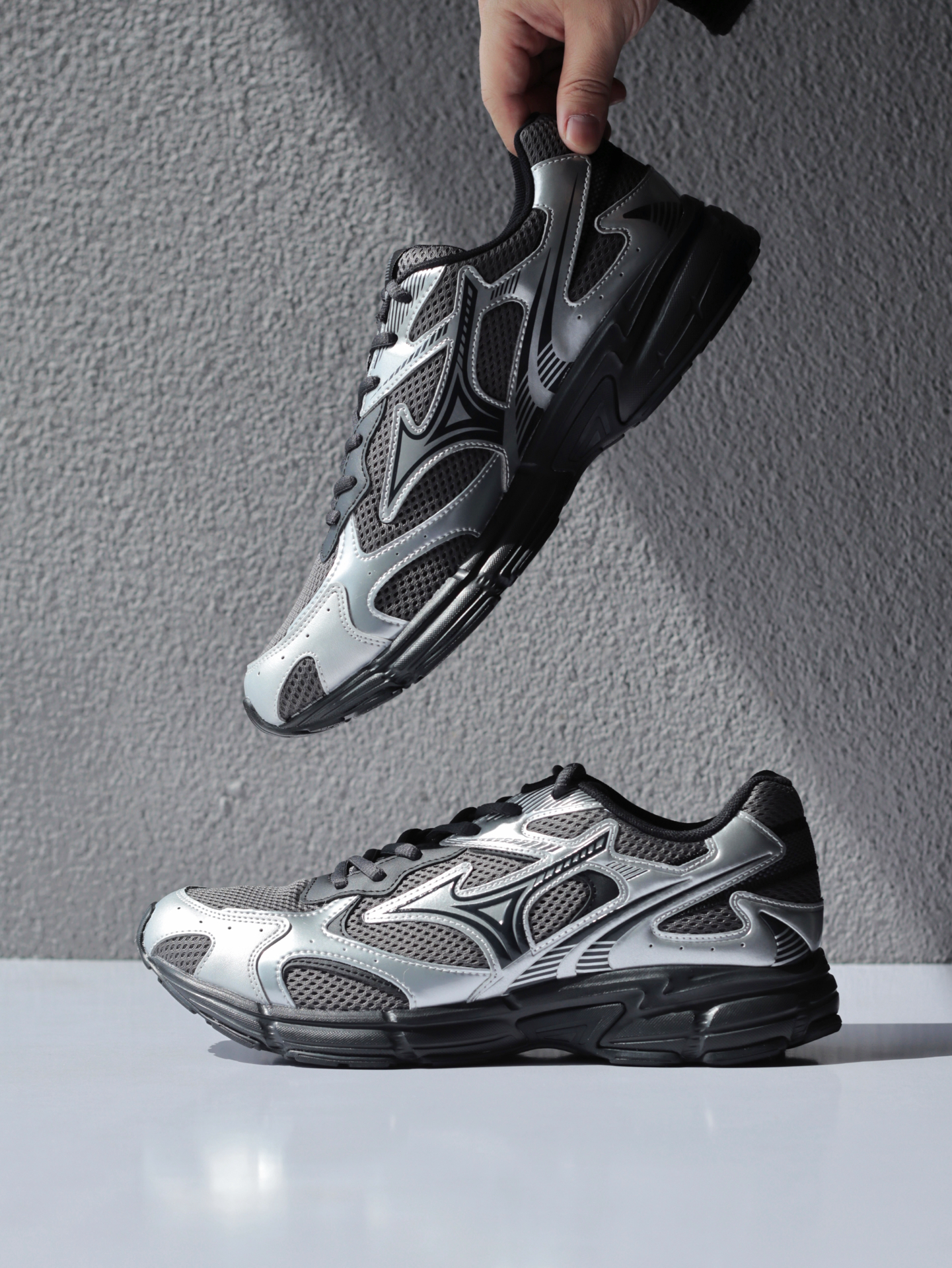 代購-Mizuno Speed 2K Y2K 減震 防滑 透氣 輕便 跑鞋 男女同款 銀錫色 D1GH222919