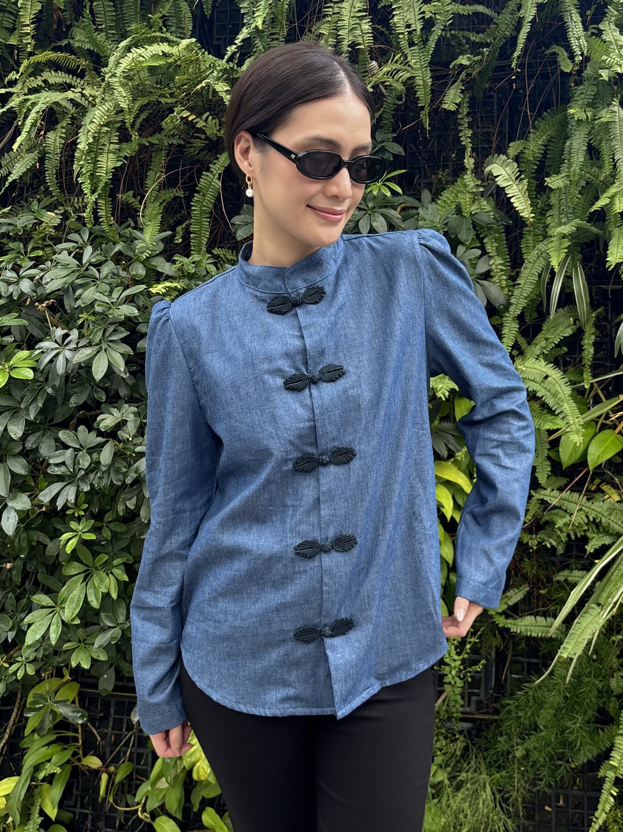 Eileen Pankou Top - Chambray  (Special Release)