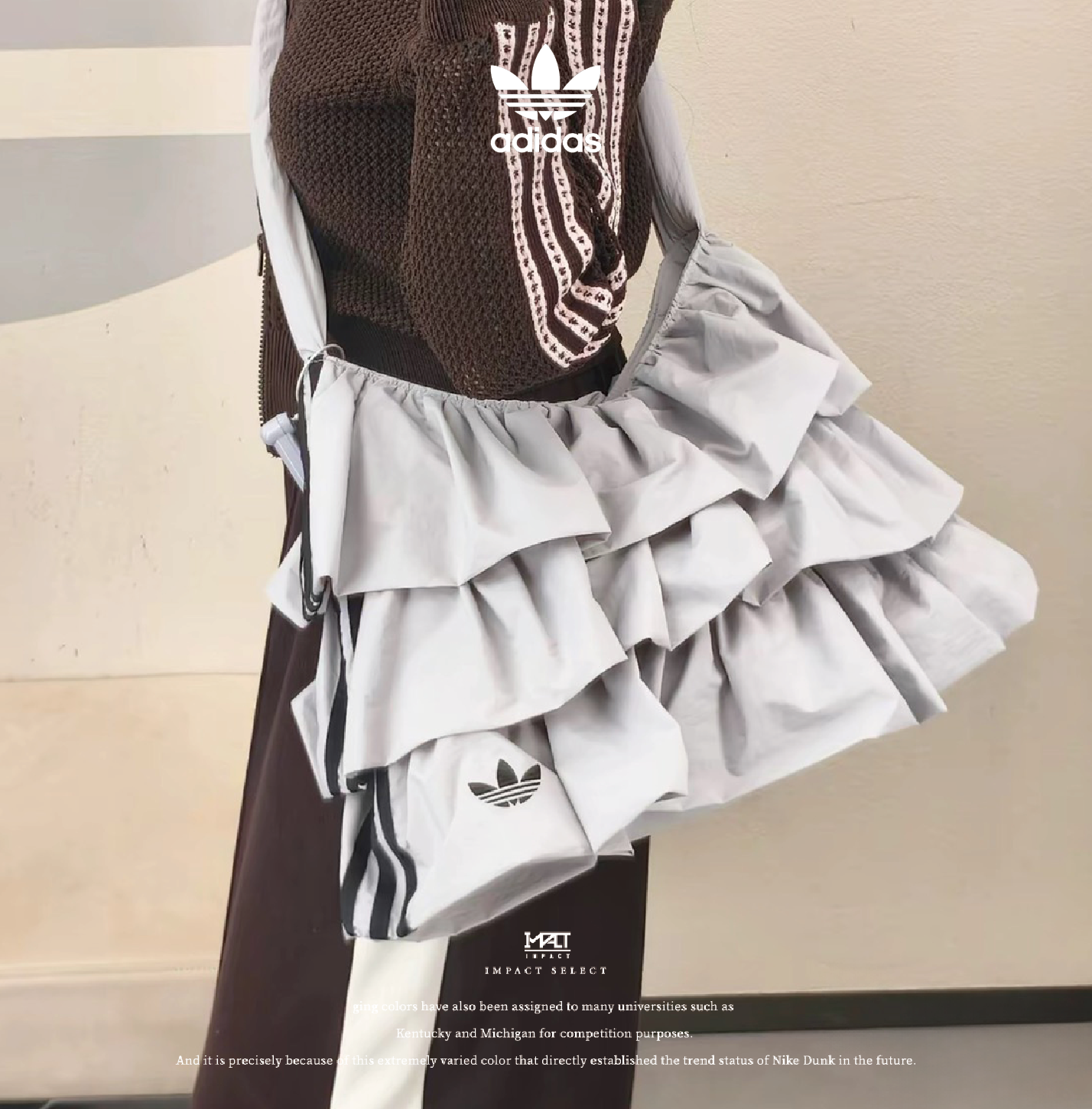 Adidas NEO 三葉草 層次 花苞 荷葉蛋糕包 可調節 IA8913