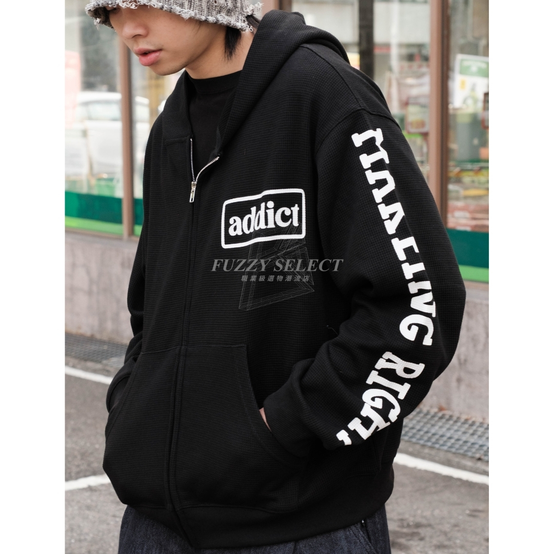 【逢甲FUZZY】MTA More Than Addiction Addict Zip Hoodie M25AWZH02