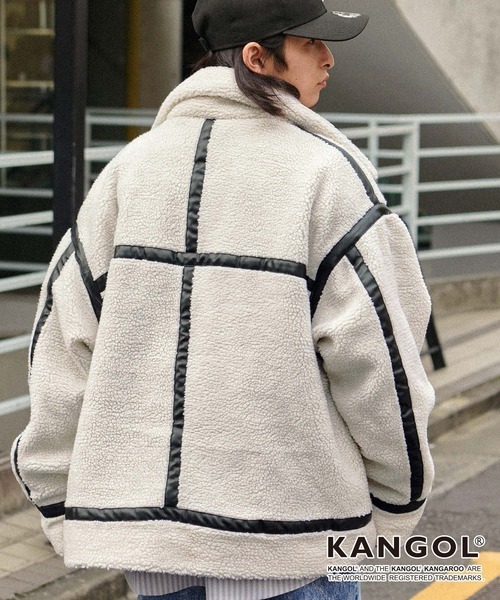 JP KANGOL 毛絨粒外套