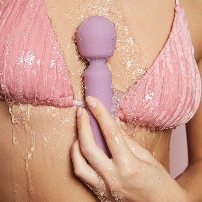 SVAKOM Mini Emma Neo Interactive Wand Vibrator Romantic Rose