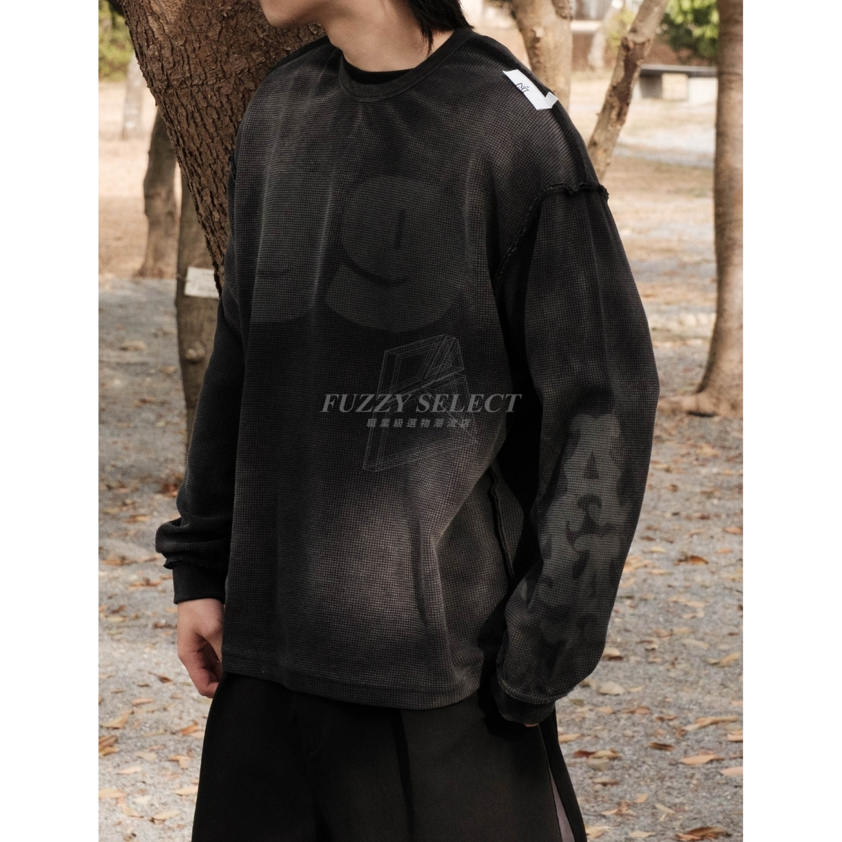 【逢甲FUZZY】MTA More Than Addiction Waffle L/S Tee M25AWLS01