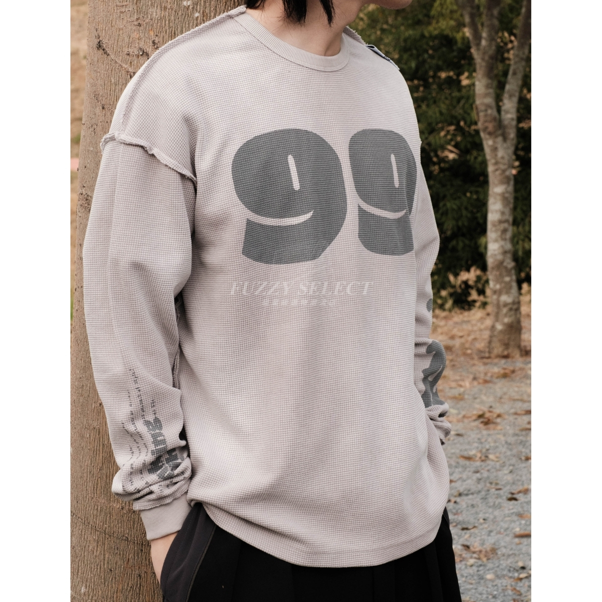 【逢甲FUZZY】MTA More Than Addiction Waffle L/S Tee M25AWLS01