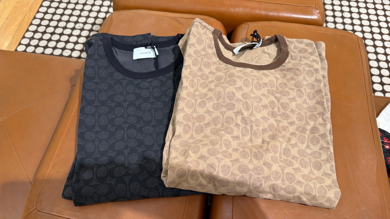 VR035 Coach Signature圓領男裝TEE