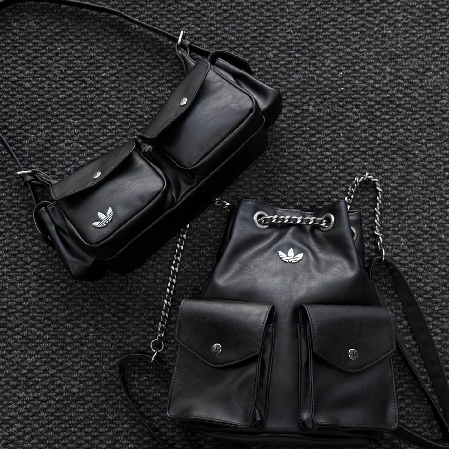 (預購）國外限定Adidas originals 手提 肩背腋下包&鏈條雙肩包 愛迪達
