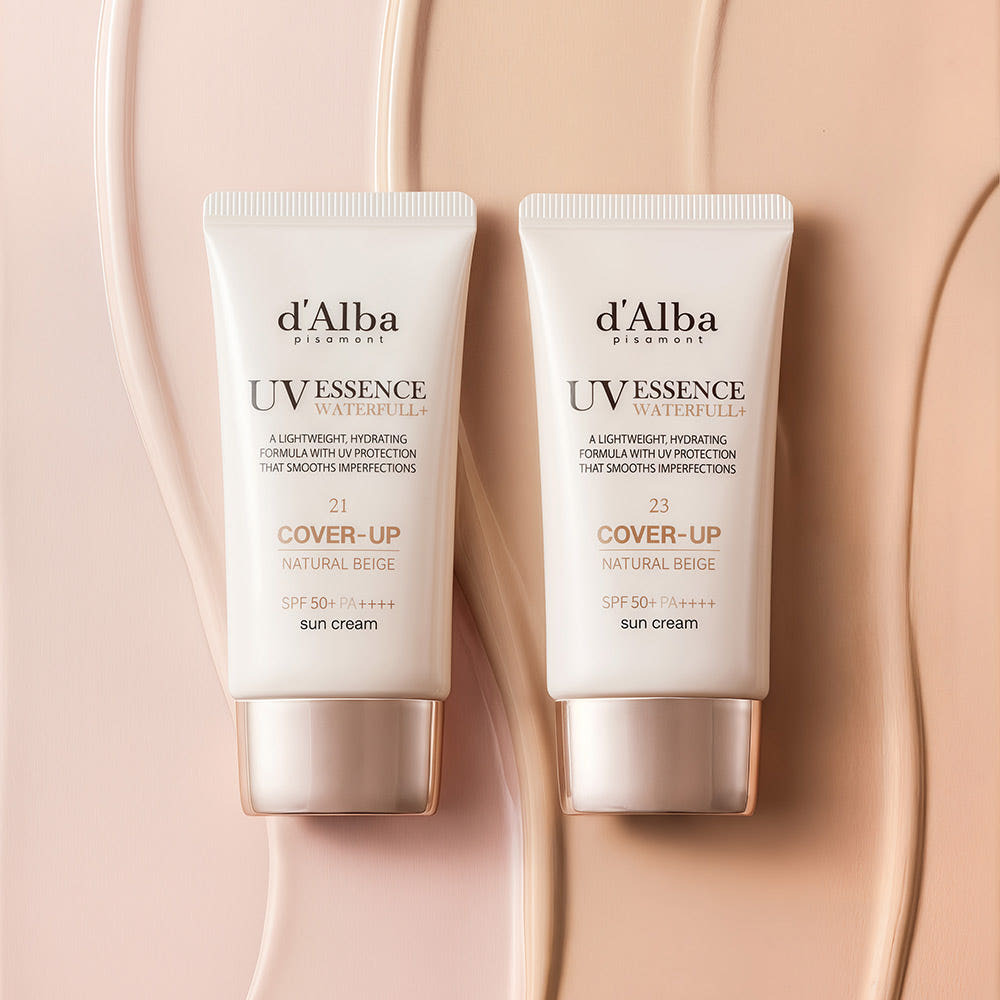 d'Alba UV Essence Waterfull Cover Up Beige Sun Cream 50