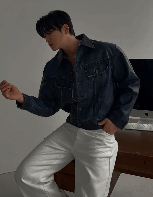 Lexon 復古皮革卡車司機夾克