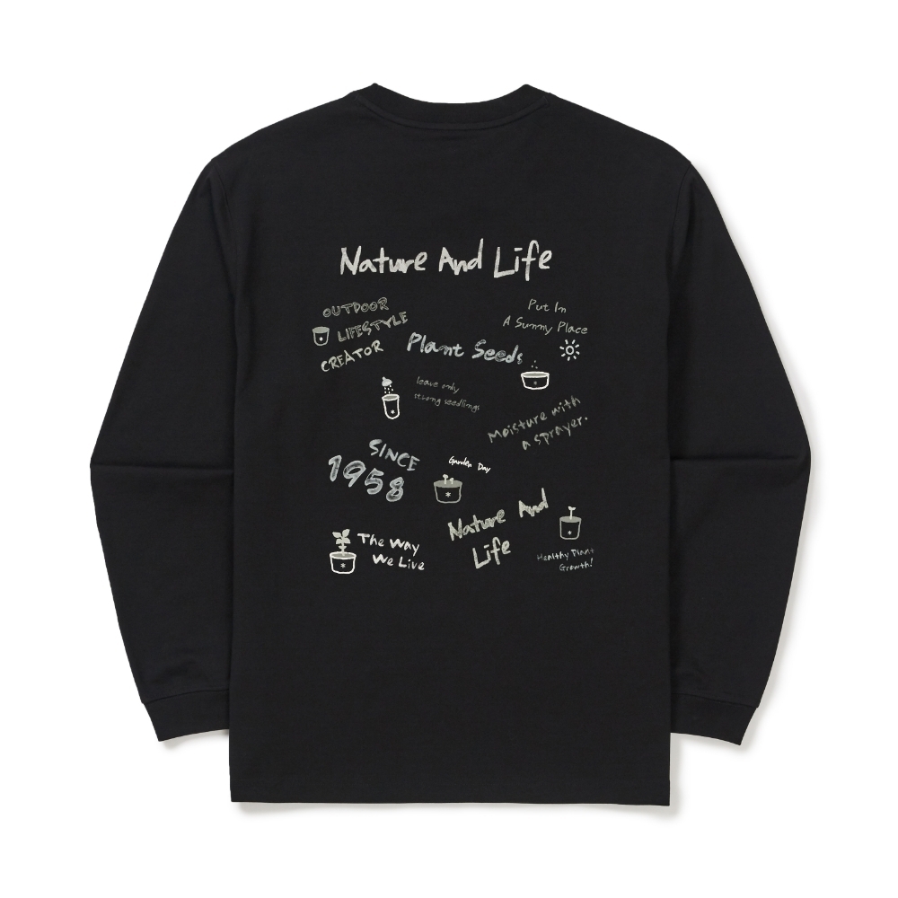 【春季新品限時開團🔥 3/2 晚上12:00準時收單～】snow peak Aerocool Crayon Long Sleeve T-shirt 背後蠟筆塗鴉 薄長袖 S26SUFTL74