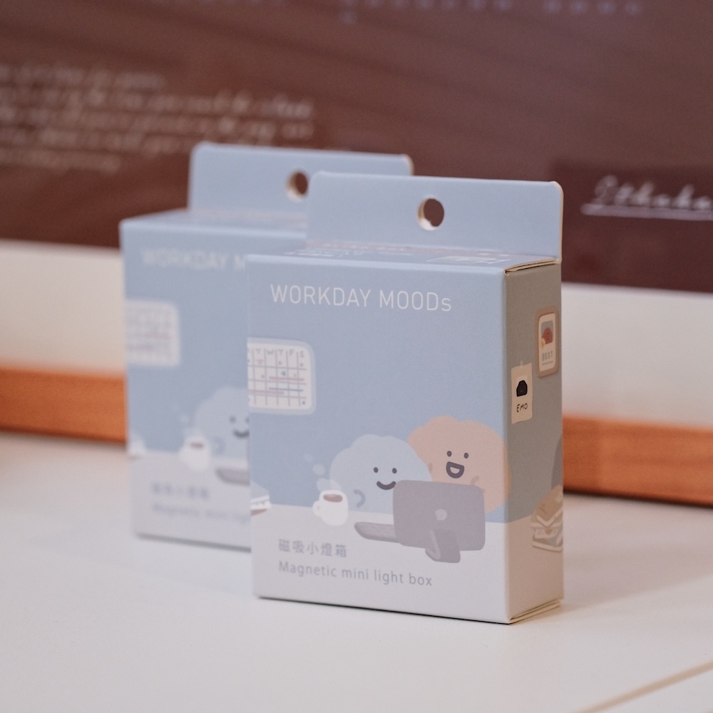 辦公室的喜怒哀樂 磁吸燈箱盲盒