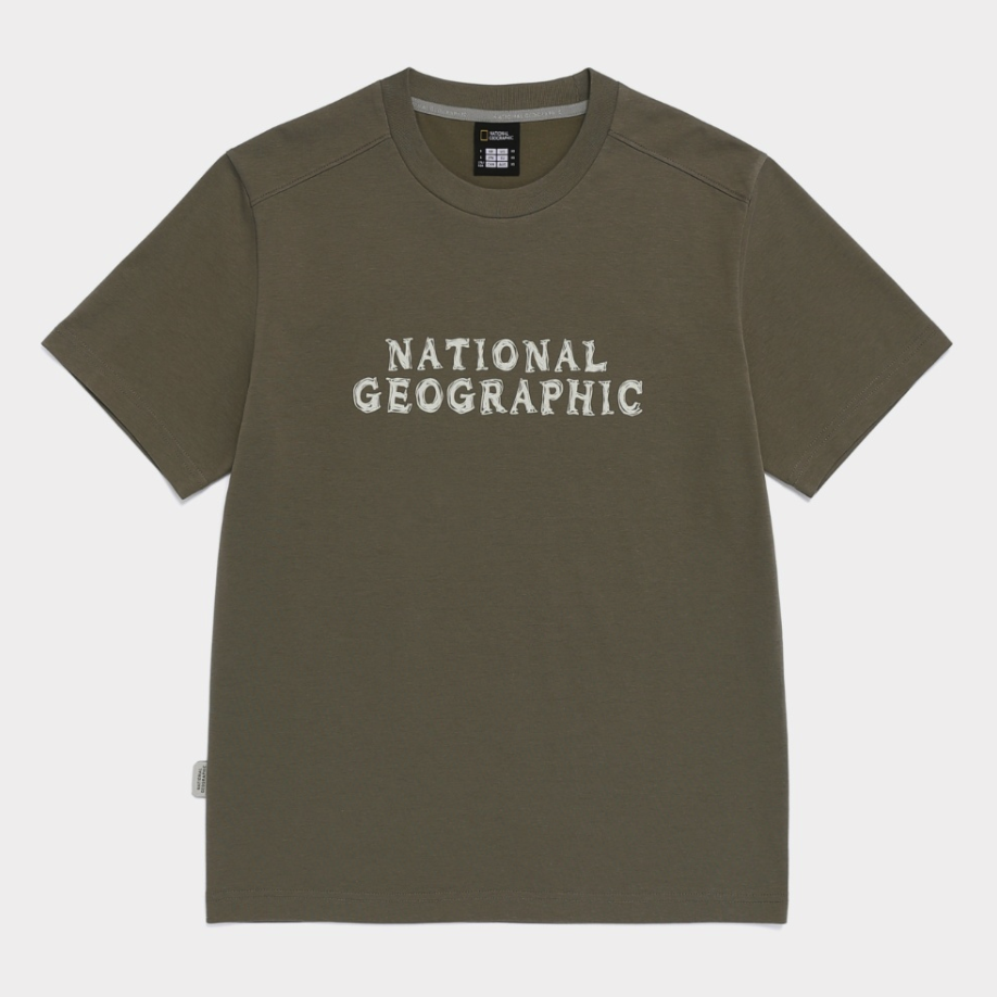 【春季新品限時開團🔥 3/2 晚上12:00準時收單～】NATIONAL GEOGRAPHIC 國家地理 素描logo 短tee N265UTS020