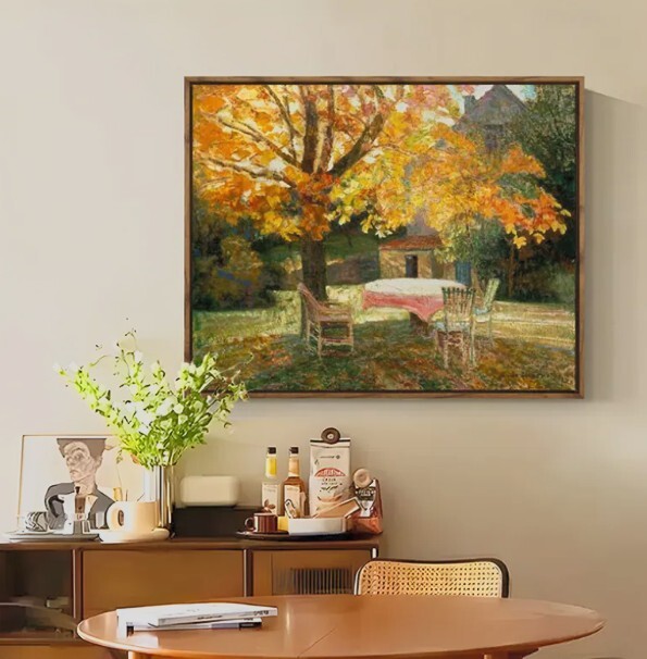 油畫- 浪漫秋天