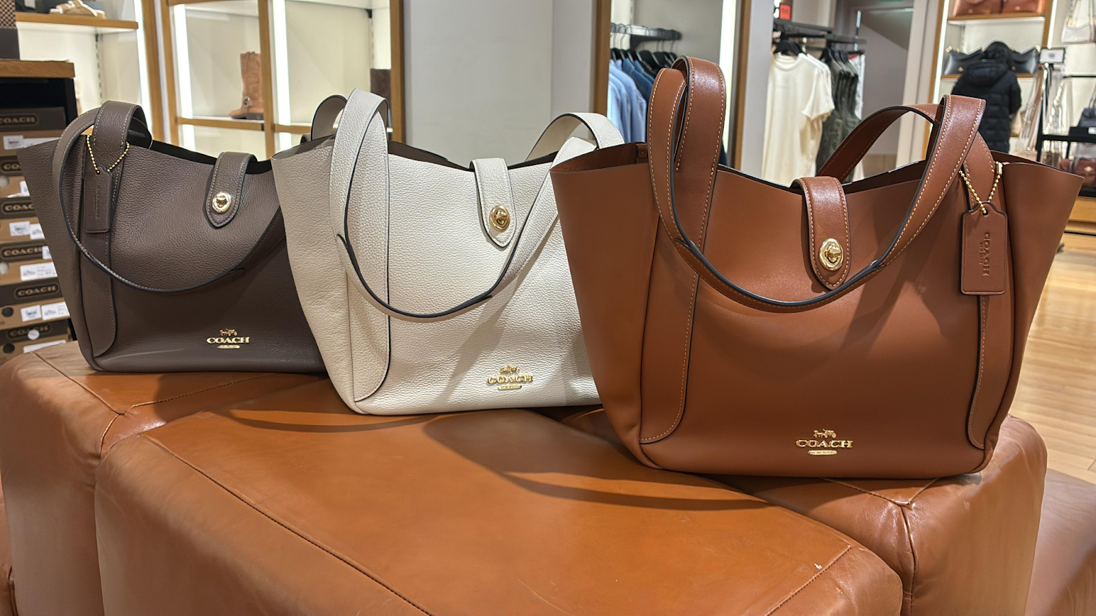 VR051 Coach 細LOGO HOBO BAG 40x24CM