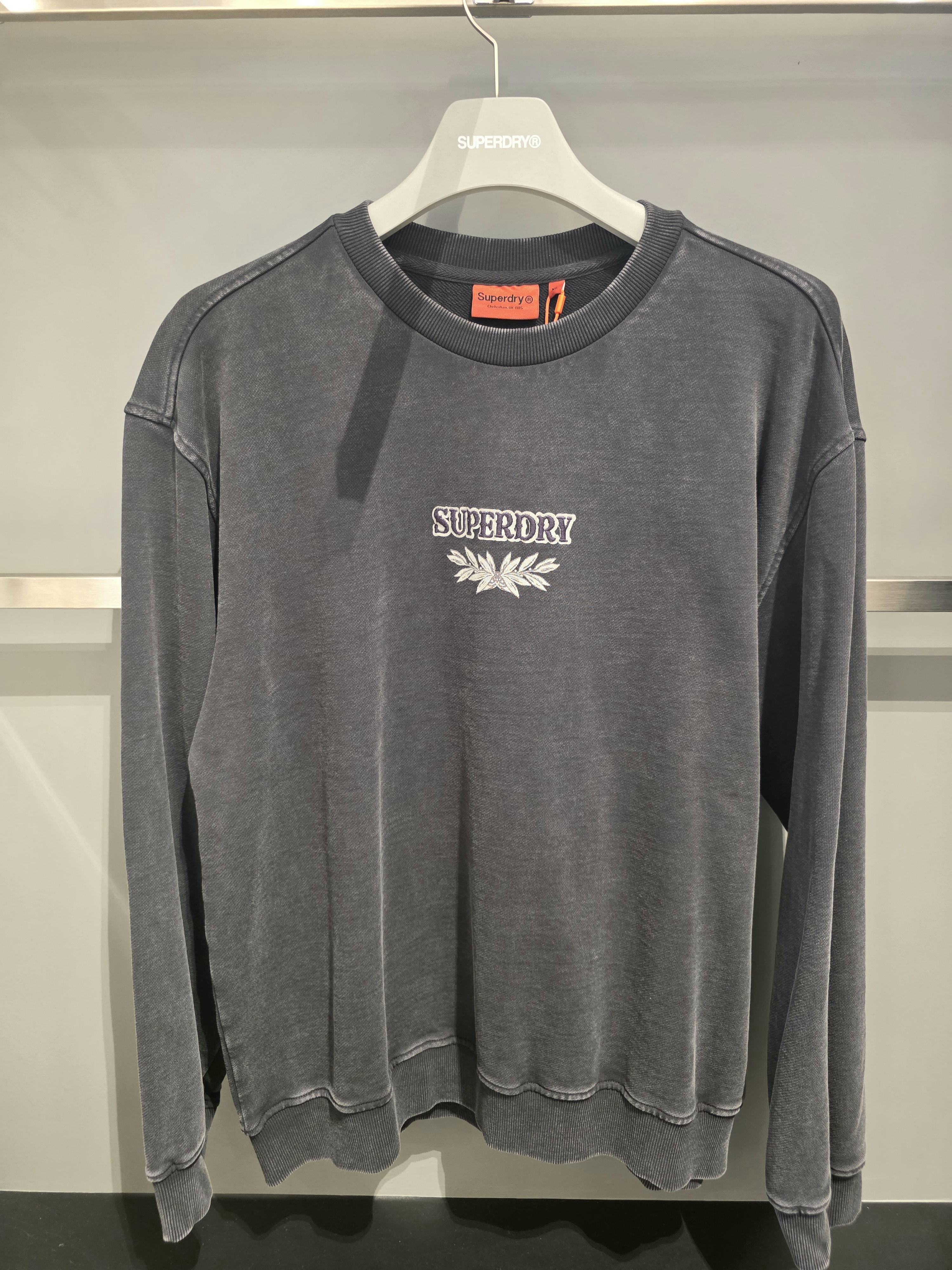 【直播】SUPERDRY LX022315 經典復古酸洗重工衛衣