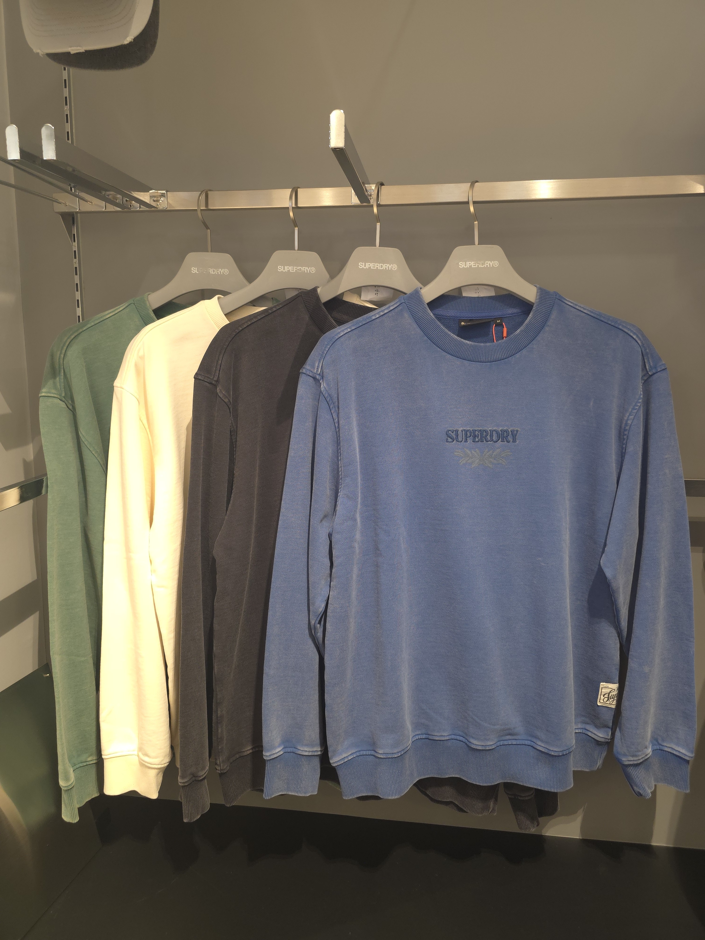 【直播】SUPERDRY LX022315 經典復古酸洗重工衛衣