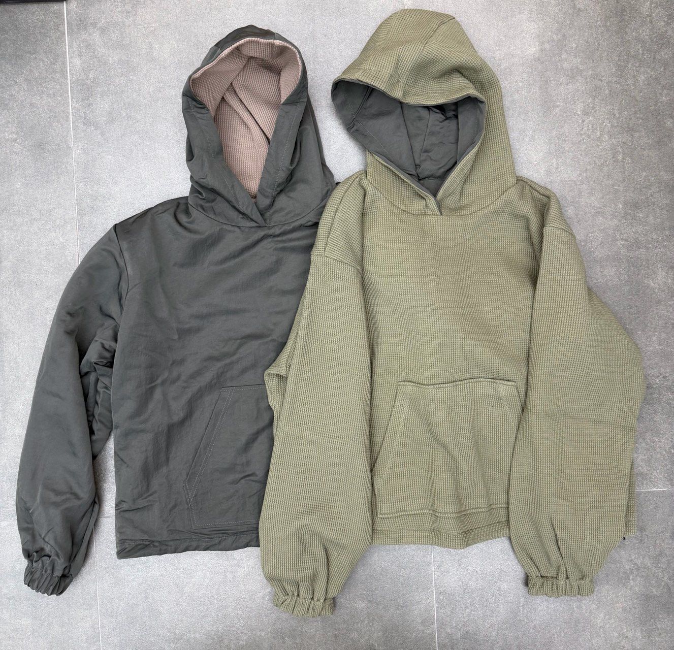 淨色連帽衛衣風褸(雙面) LIL-069T