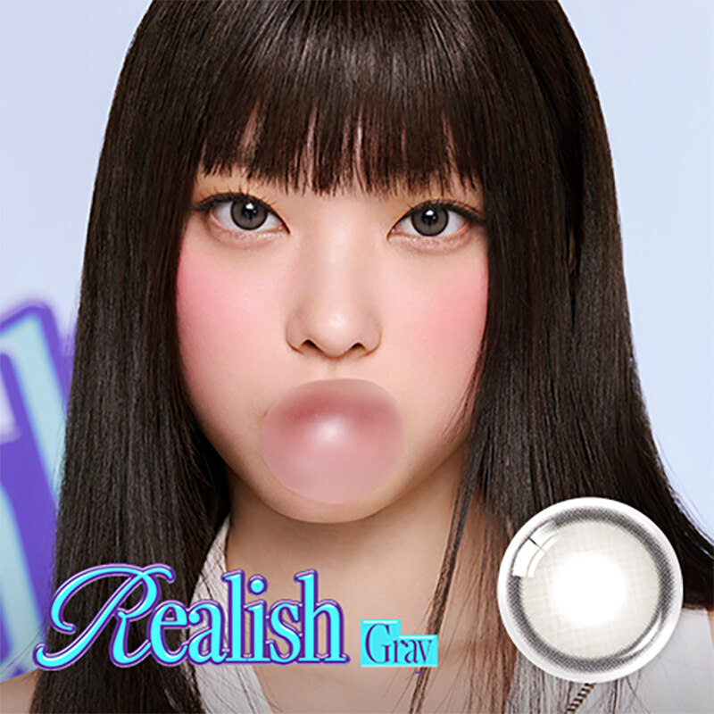 [23/02 - 06/03] OLENS Realish GRAY One Day Soft Contact Lens [10P]