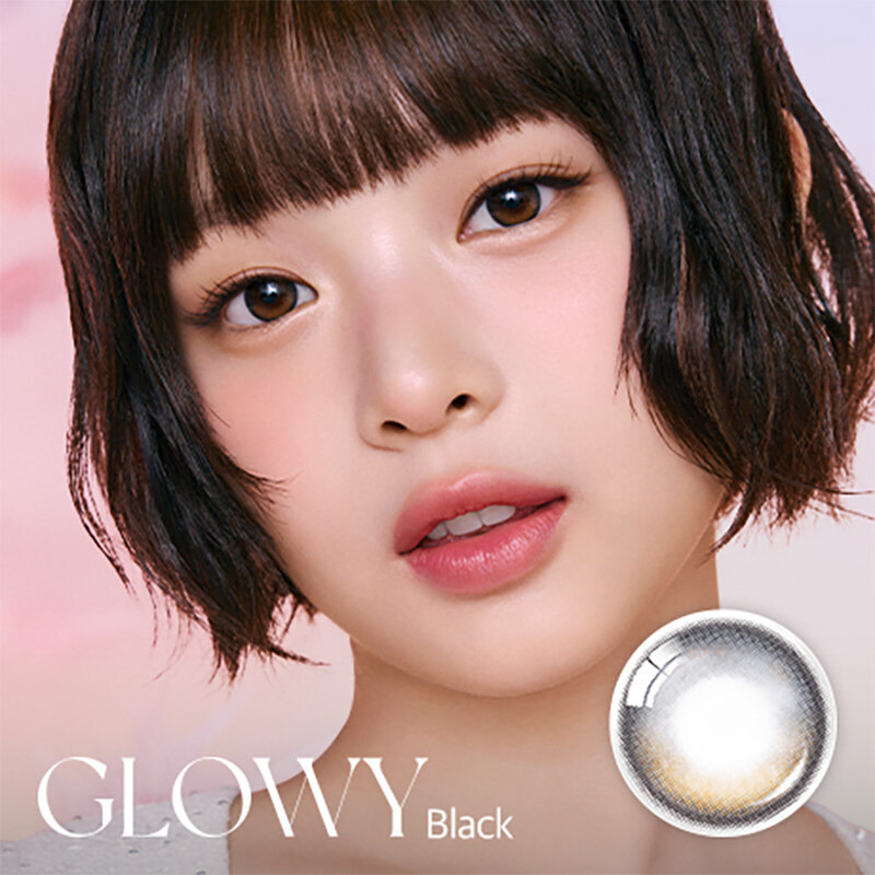[23/02 - 06/03] OLENS Glowy BLACK One Day Soft Contact Lens [10P]