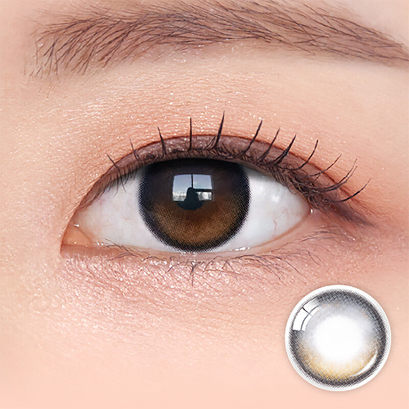 [23/02 - 06/03] OLENS Glowy BLACK One Day Soft Contact Lens [10P]