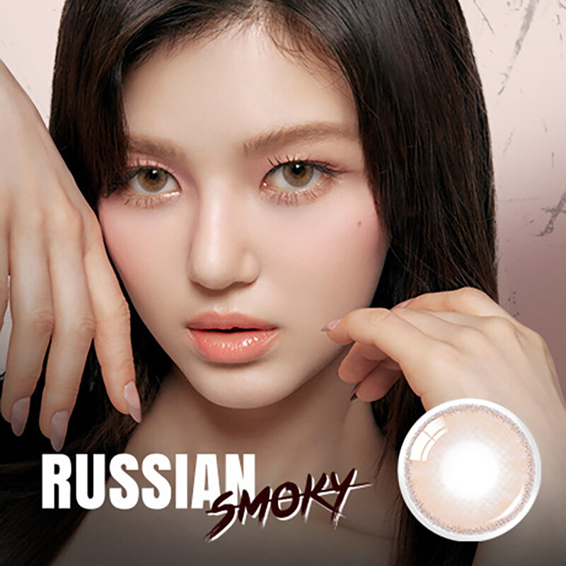 [23/02 - 06/03] OLENS Russian Smoky BROWN One Day Soft Contact Lens [10P]