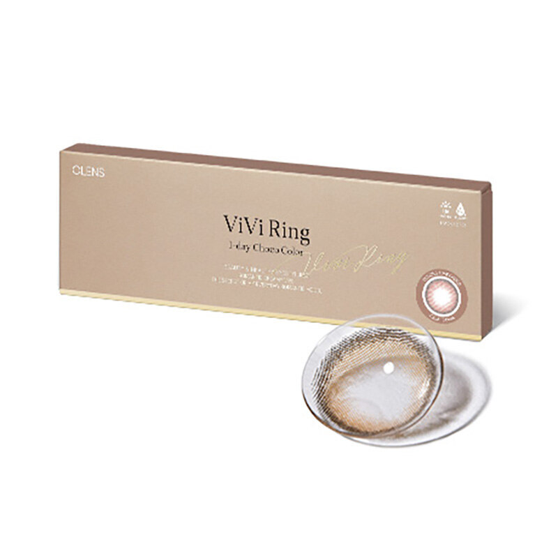 [23/02 - 06/03] OLENS ViVI Ring CHOCO One Day Soft Contact Lens [10P]