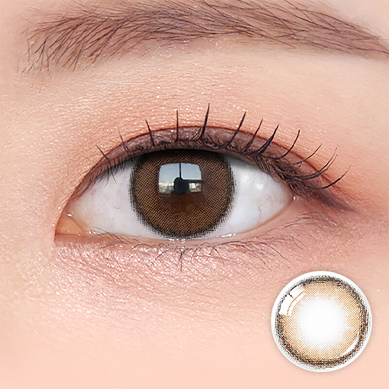 [23/02 - 06/03] OLENS ViVI Ring BROWN One Day Soft Contact Lens [10P]
