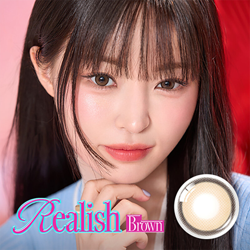 [23/02 - 06/03] OLENS Realish BROWN One Day Soft Contact Lens [10P]